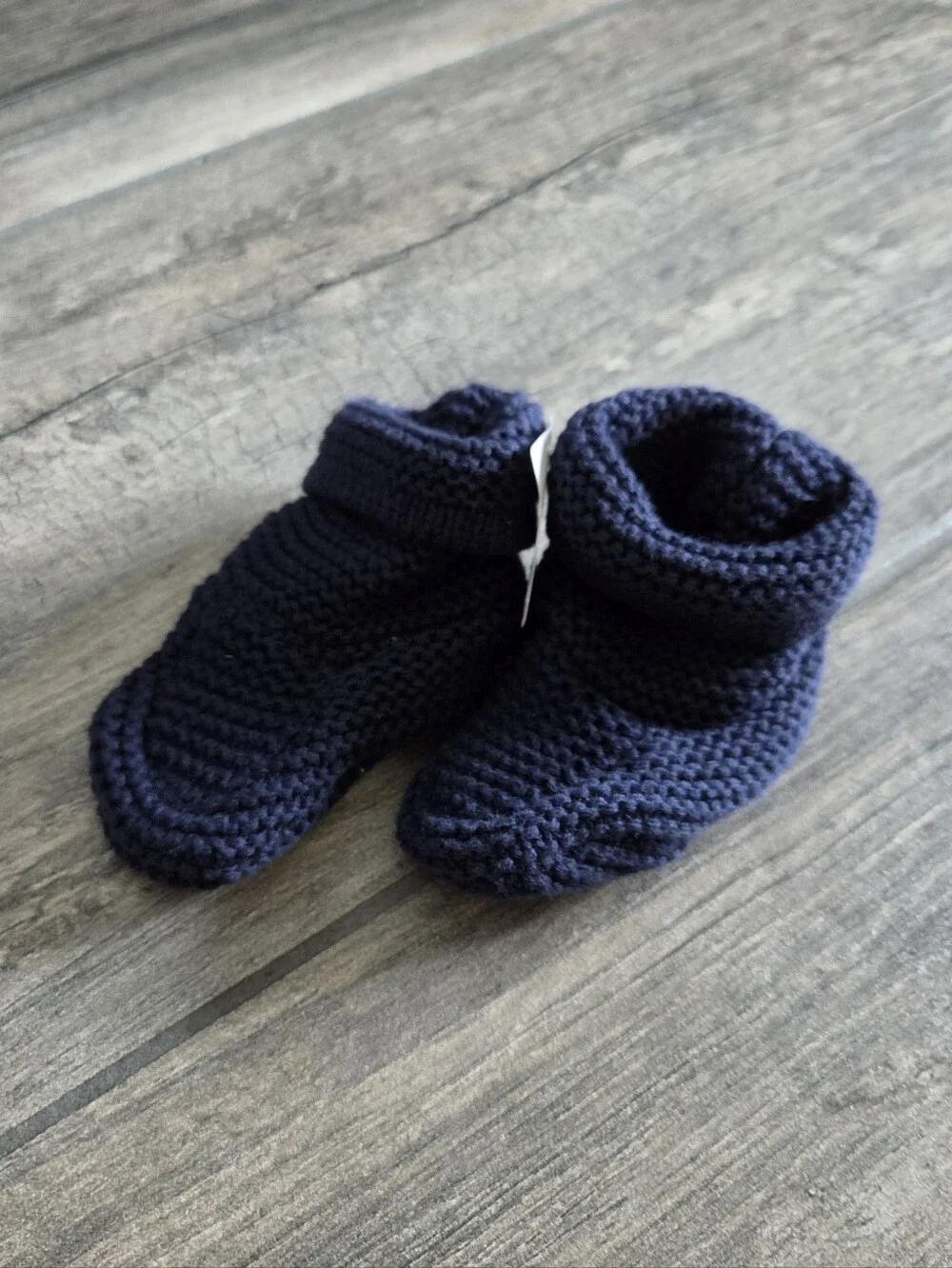 GAP Baby NWT 0-3 Months Striped Blue Knit Baby Hoodie and Booties